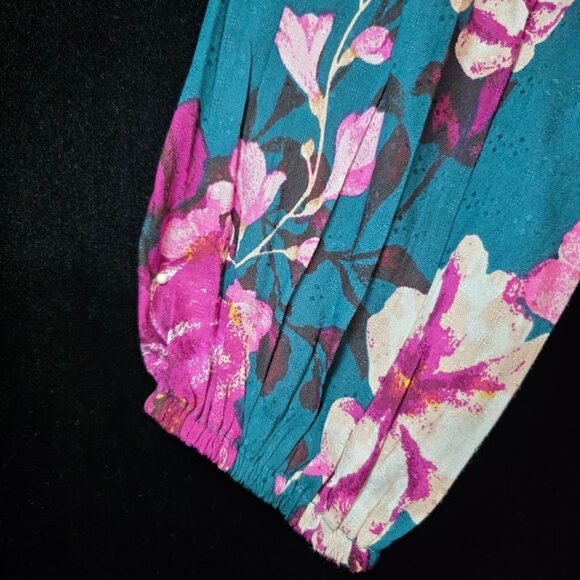 NWT Band of the Free Floral Wrap Maxi Dress M - Picture 6 of 14